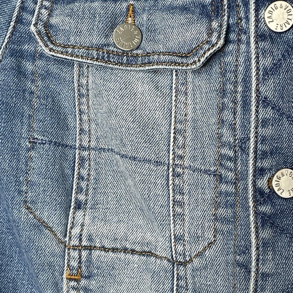 Zadig & Voltaire jacket denim “Kioky” sz small WFCT3403F - Picture 3 of 10